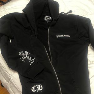 Chrome hearts zip hoodie